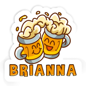 Brianna Sticker Beer Image