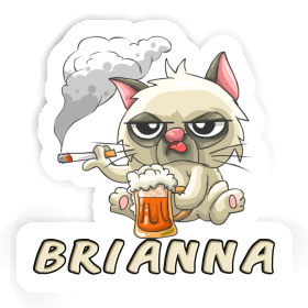 Autocollant Brianna Chat fumeur Image