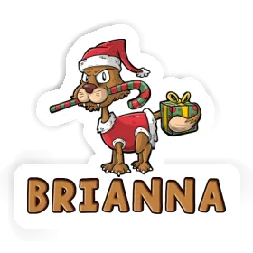 Sticker Christmas Cat Brianna Image