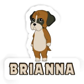 Sticker Brianna German Boxer Image