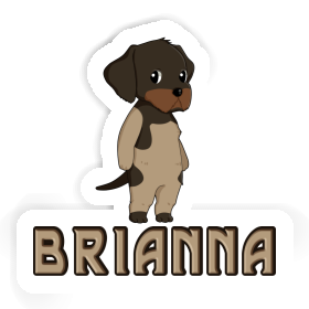 Deutsch Drahthaar Sticker Brianna Image