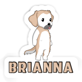 Brianna Aufkleber Golden Retriever Image