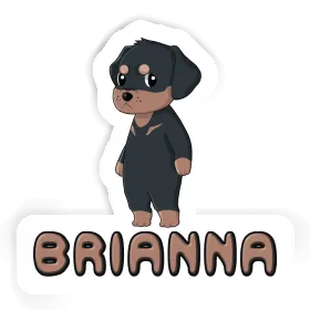 Rottweiler Sticker Brianna Image