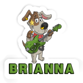 Guitarist Sticker Brianna Image