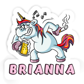 Party-Einhorn Aufkleber Brianna Image