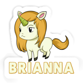 Brianna Sticker Einhorn Image