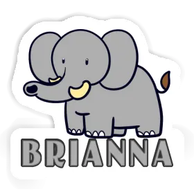 Brianna Sticker Elephant Image