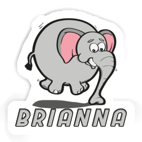 Aufkleber Elefant Brianna Image