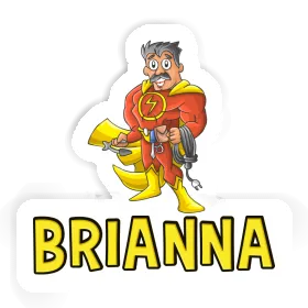 Elektriker Sticker Brianna Image