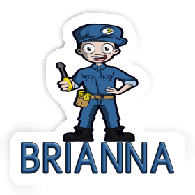 Sticker Electrician Brianna Image