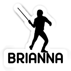 Fencer Sticker Brianna Image