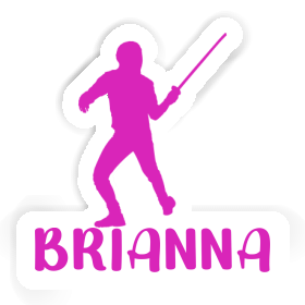 Brianna Sticker Fencer Image