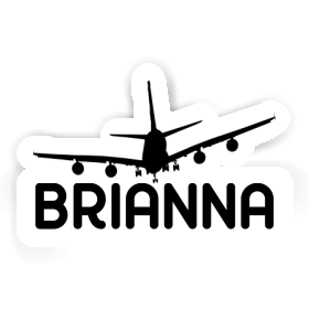 Sticker Airplane Brianna Image