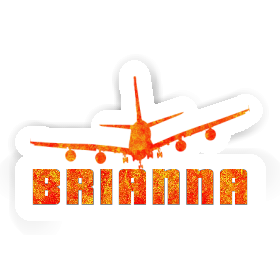 Sticker Airplane Brianna Image