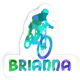 Freeride Biker Autocollant Brianna Image