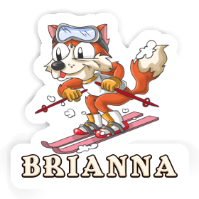 Brianna Sticker Skier Image