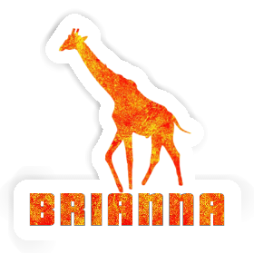 Sticker Brianna Giraffe Image