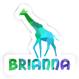 Sticker Brianna Giraffe Image