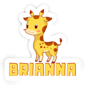 Aufkleber Giraffe Brianna Image