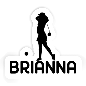 Sticker Brianna Golfer Image