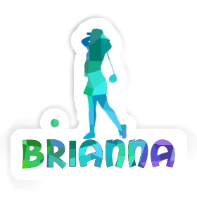 Golfer Sticker Brianna Image