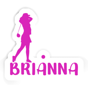 Sticker Golfer Brianna Image