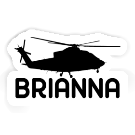 Sticker Brianna Helicopter Image