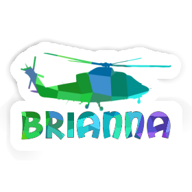 Sticker Brianna Helicopter Image