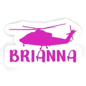 Sticker Brianna Helicopter Image