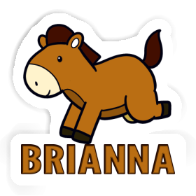 Brianna Autocollant Cheval Image