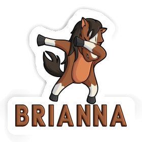 Brianna Autocollant Cheval Image