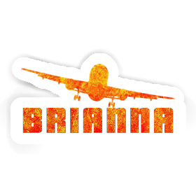 Sticker Airplane Brianna Image