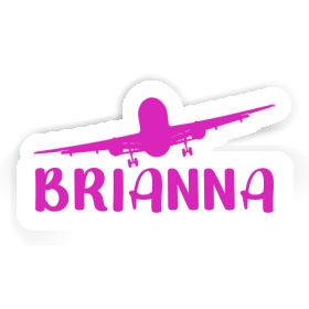 Sticker Airplane Brianna Image