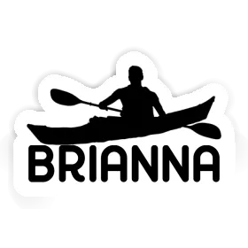 Sticker Brianna Kayaker Image