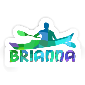 Kayaker Sticker Brianna Image