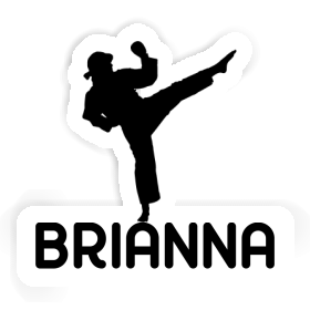 Aufkleber Karateka Brianna Image