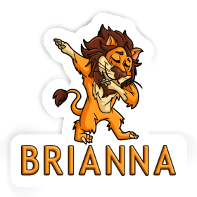 Brianna Sticker Dabbing Lion Image