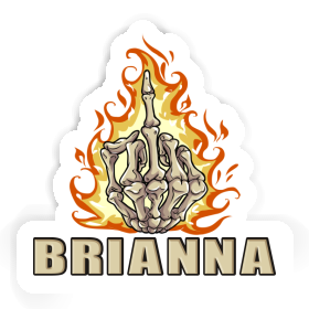 Brianna Sticker Middlefinger Image