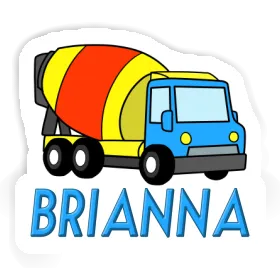 Sticker Brianna Mixer Truck Image