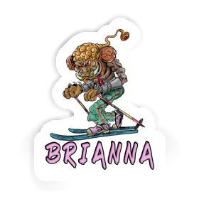 Sticker Skier Brianna Image