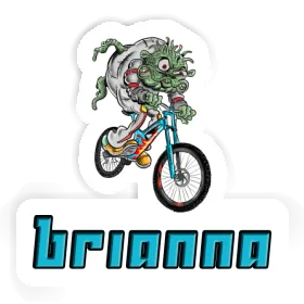 Brianna Sticker Downhill Biker Image