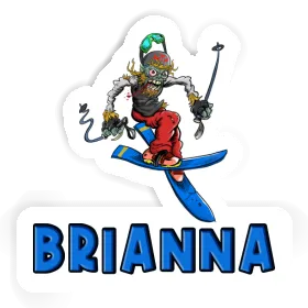 Sticker Brianna Skier Image