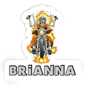 Sticker Brianna Motorbike Rider Image