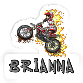 Sticker Brianna Dirt Biker Image