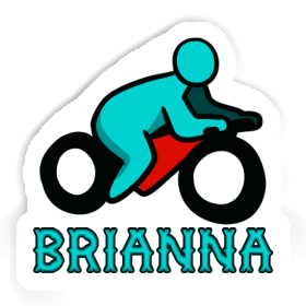 Motorradfahrer Sticker Brianna Image