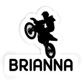 Brianna Autocollant Motocrossiste Image