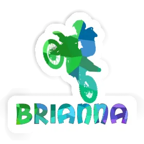 Sticker Brianna Motocross Rider Image