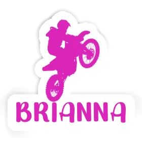 Motocross Rider Sticker Brianna Image