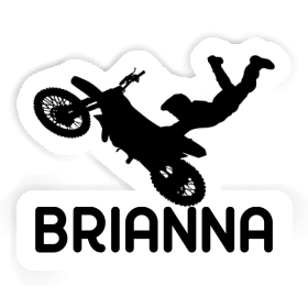 Motocross Rider Sticker Brianna Image