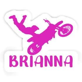 Brianna Autocollant Motocrossiste Image